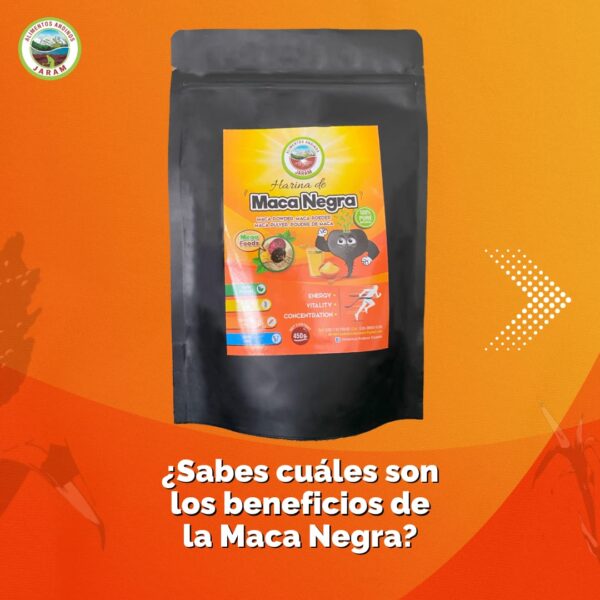 Maca Negra en polvo. Sube tus niveles de energía, rendimiento físico, mental, mejora tus defensas en el organismo, adaptogeno anti estrés, potencia la libido en hombres y mujeres, regulador hormonal